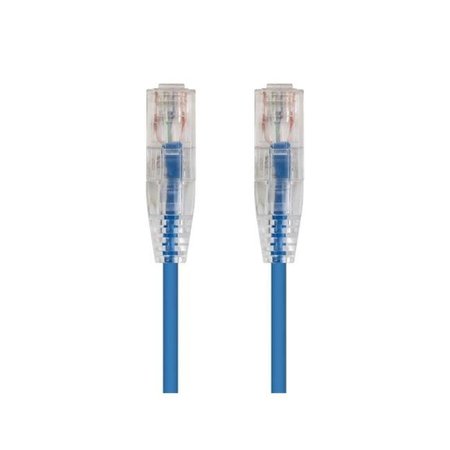 SLIMRUN Slimrun 14 ft. Cat 6 28 AWG UTP Ethernet Network Cable; Blue 13548